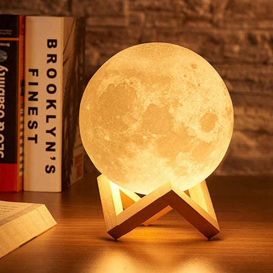 Book Light LED Moon Light Galaxy Light, Moon Night Light, Girl, Boy, Child Birthday Gift, Bedroom Decoration Indoor Lighting