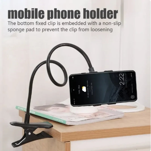 Lazy Bracket Mobile Phone Holder Gooseneck Stand Stents Flexible Bed Desk Table Clip Bracket for Smartphone Holder