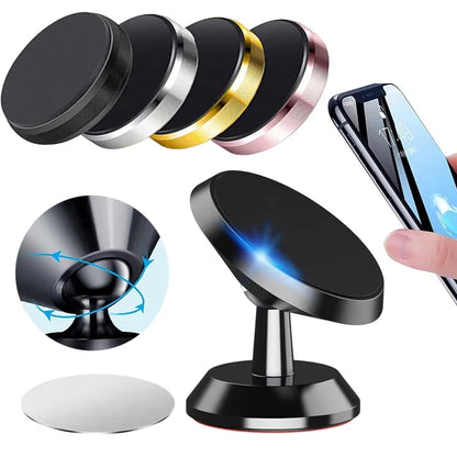 Magnetic Car Phone Holder Magnet Mount Bracket Stick on Car Dashboard for Iphone Samsung Xiaomi