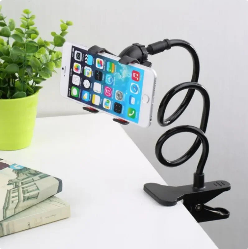 Lazy Bracket Mobile Phone Holder Gooseneck Stand Stents Flexible Bed Desk Table Clip Bracket for Smartphone Holder