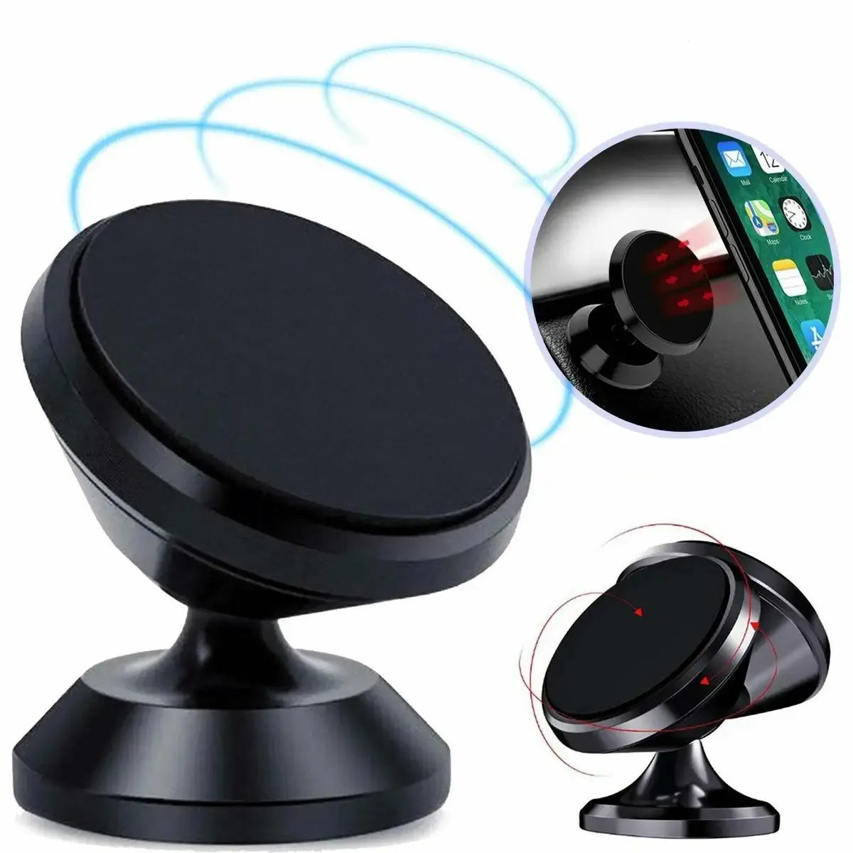 Magnetic Car Phone Holder Magnet Mount Bracket Stick on Car Dashboard for Iphone Samsung Xiaomi