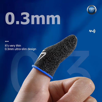 20-2PCS Finger Cots Gaming Fingertips Gloves Ultra-Thin Breathable Sweatproof Touch Screen Gaming Finger Sleeves for PUBG Mobile